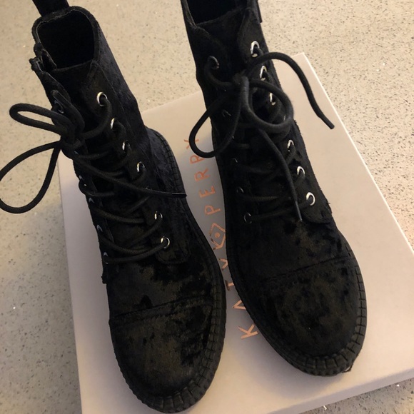 katy perry velvet boots